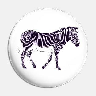 Zebra Stripes Pin