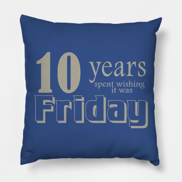 years spent wishing Pillow by bluehair