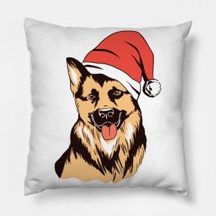 Dog Christmas Hat Pillow