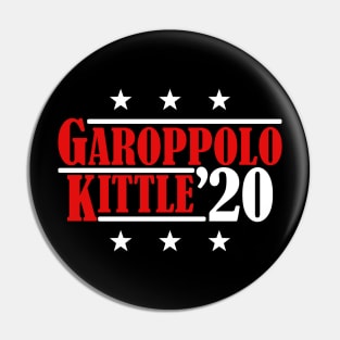 Garoppolo Kittle 2020 Making San Francisco Great Again Pin