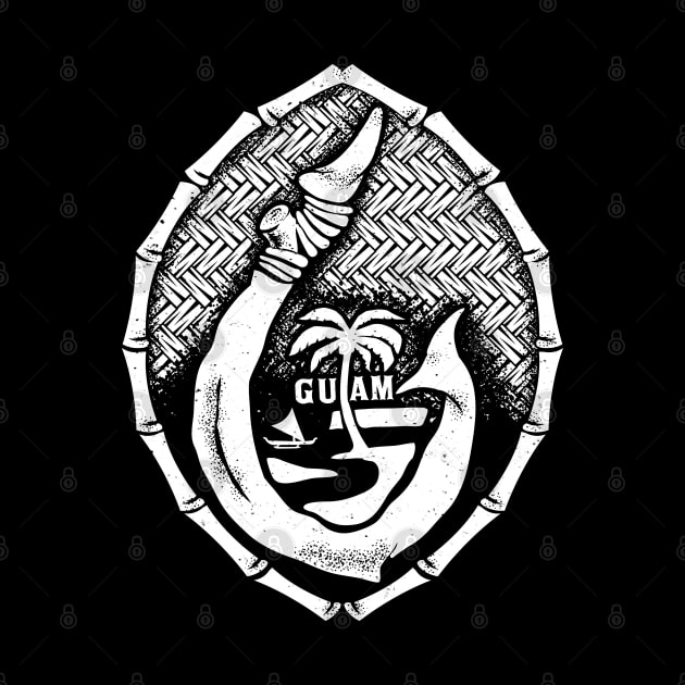 Vintage Classic Tribal Guam Seal by Dailygrind