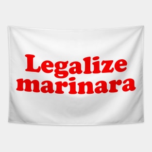 Legalize marinara funny retro vintage Tapestry