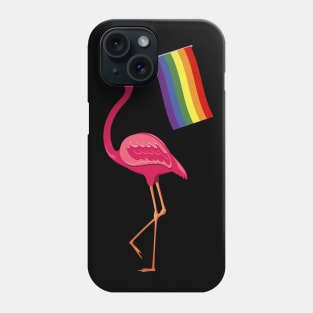 Flamingo Rainbow Flag LGBT Gay Pride Lesbian Phone Case