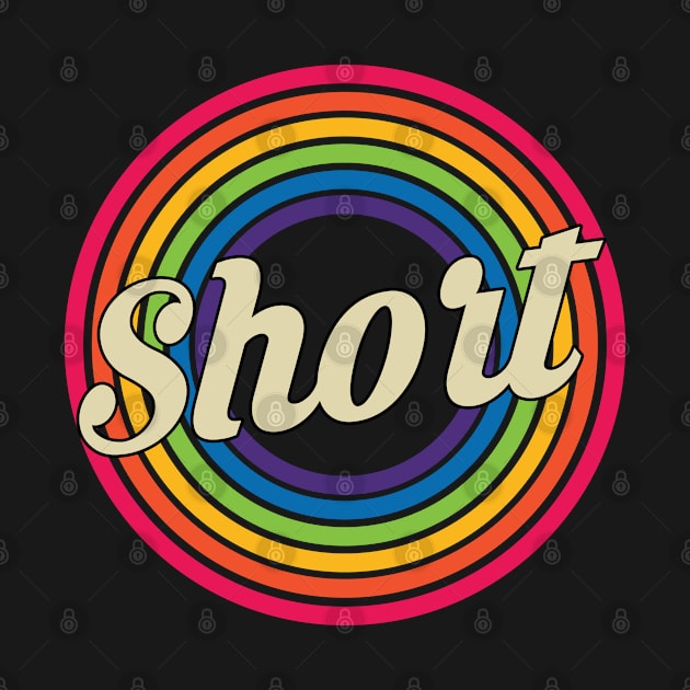 Short - Retro Rainbow Style by MaydenArt