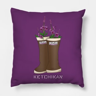 Ketchikan Fireweed Xtratuf Pillow