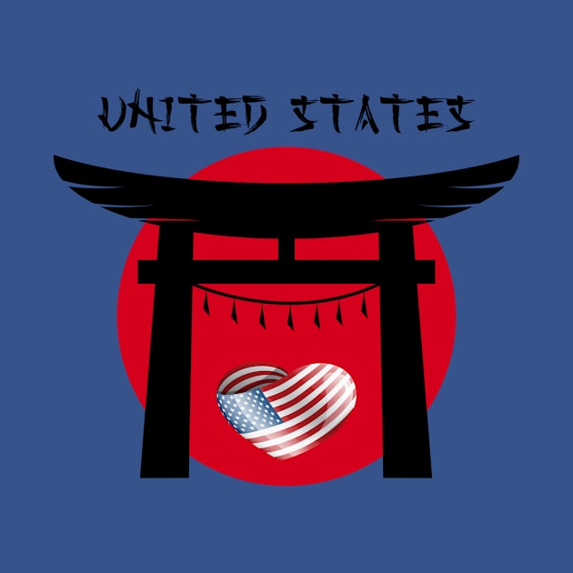 The team of United States in Tokyo by ArtDesignDE