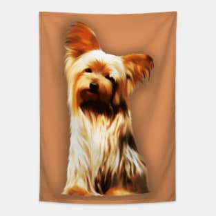 The Yorkshire Terrier Cute Puppy Dog Tapestry