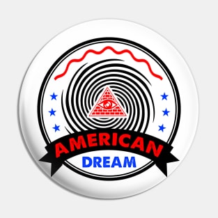 American Dream - Hypnosis Gift for Immigrant Pin