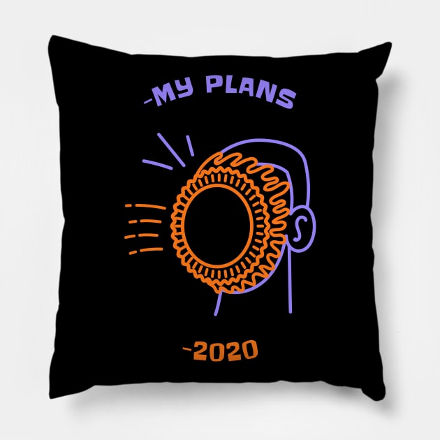 My Plans: 2020 Pillow by JonesCreations