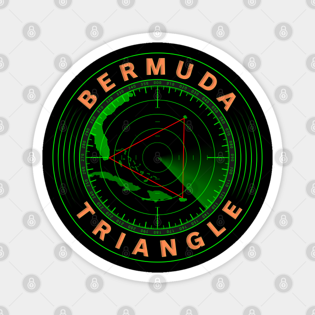 Bermuda Triangle Radar Bermuda Triangle Magnet Teepublic 