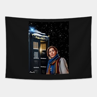 13th Doctor winter esthetic Tapestry