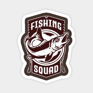 fishing squad Magnet