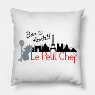 Le Petit Chef Remy in Paris Pillow