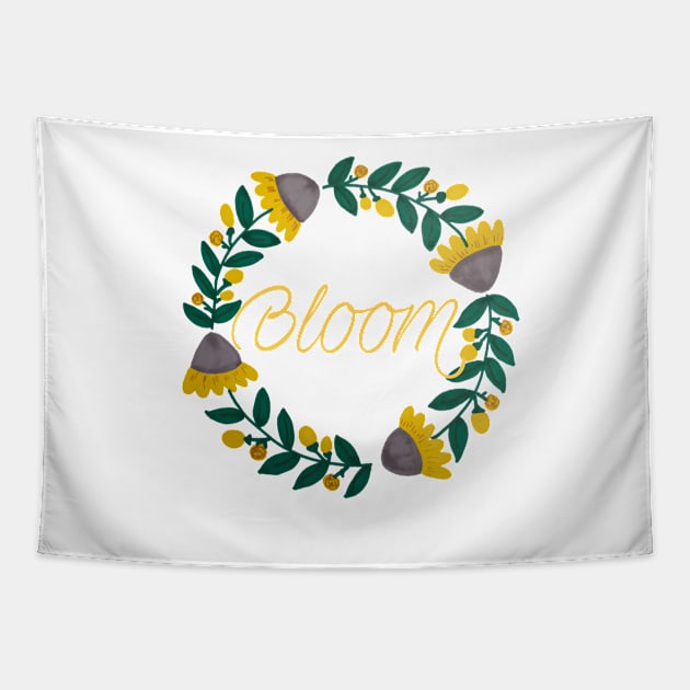 Blackeyed Susan's Bloom Tapestry by wildmagnolia