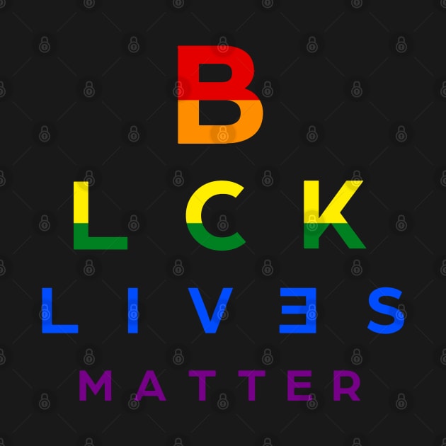 BLCK LVS MTTR can you read it rainbow text by graceindrian