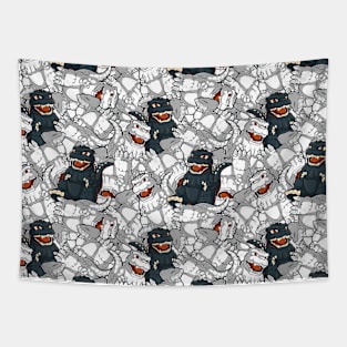 King of Monsters Pattern Tapestry