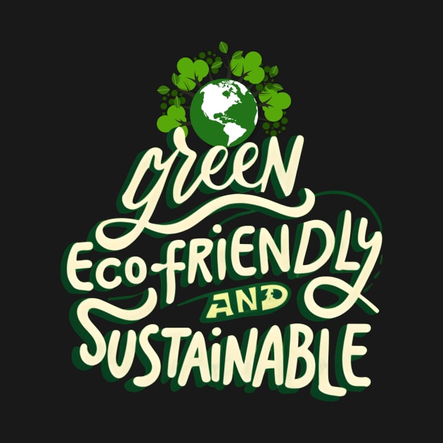 green, eco friendly and sustainable by Double You Store