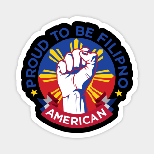 Filipino Pride - with Philippine Flag Magnet