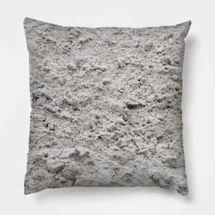 Sand texture on beach Pillow