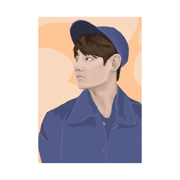 Jeon Jungkook BTS by NiamhYoungArt