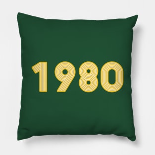 Year 1980 Pillow