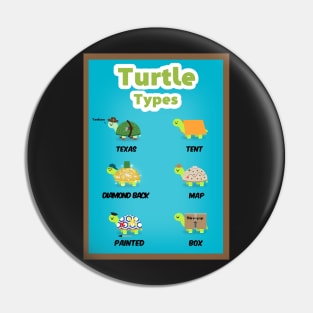 Turtle types version 1/2 Pin