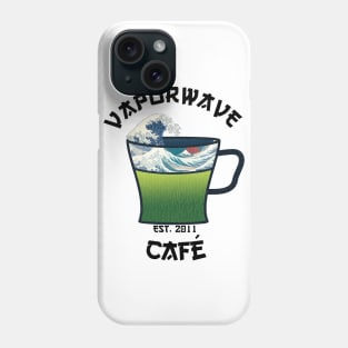 Vaporwave Aesthetic Great Wave Off Kanagawa Cafe Coffee Tea Phone Case