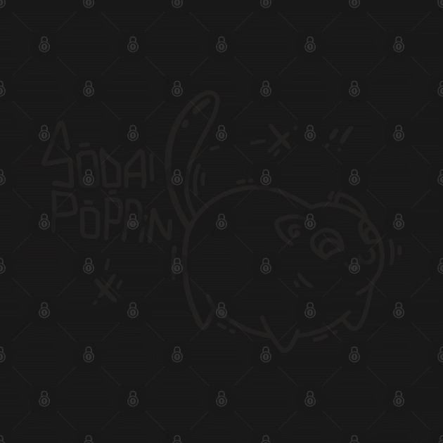 Sodapoppin Cat 2 - Dark ( Fanart ) by munkidesigns