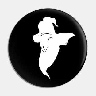 Dabbing Ghost Halloween Pin