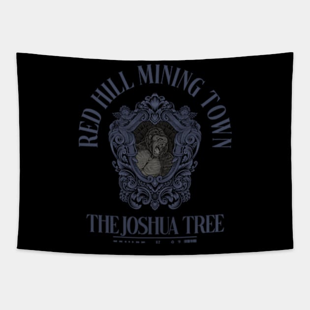 Red Hill Mining Town The Joshua Tree Tapestry by Rooscsbresundae