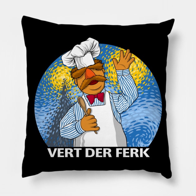 vert der ferk Pillow by terror machine std