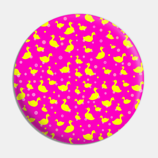 RUBBER Ducky Pink Pin