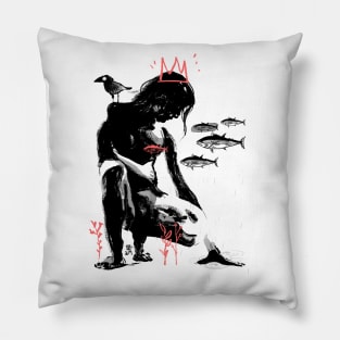 King of crows Pillow