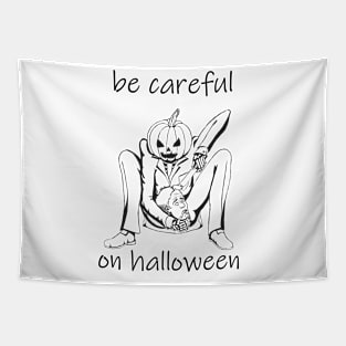 halloween pumpkin Tapestry