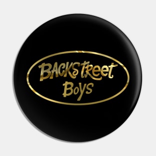 Boy bands - 90s pop music gold edition Pin