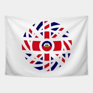 British Haitian Multinational Patriot Flag Series Tapestry