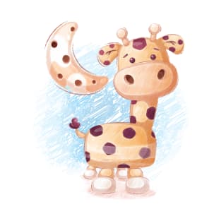 Giraffe colored pencils T-Shirt