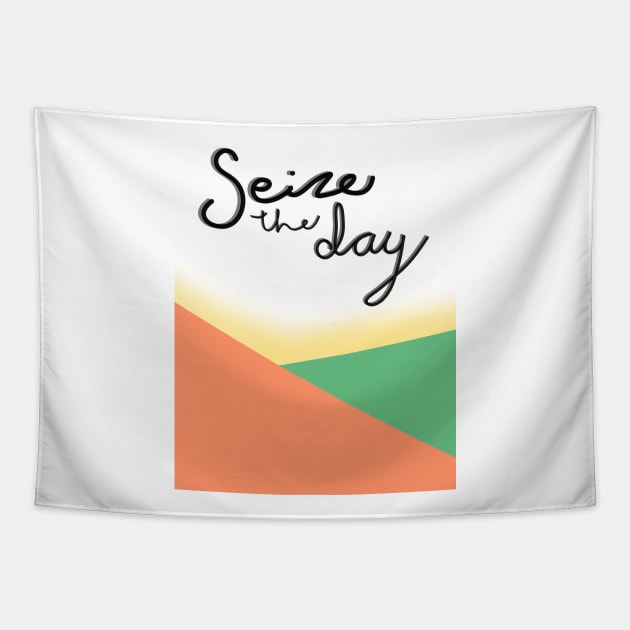 Seize the day Tapestry by Charlotsart