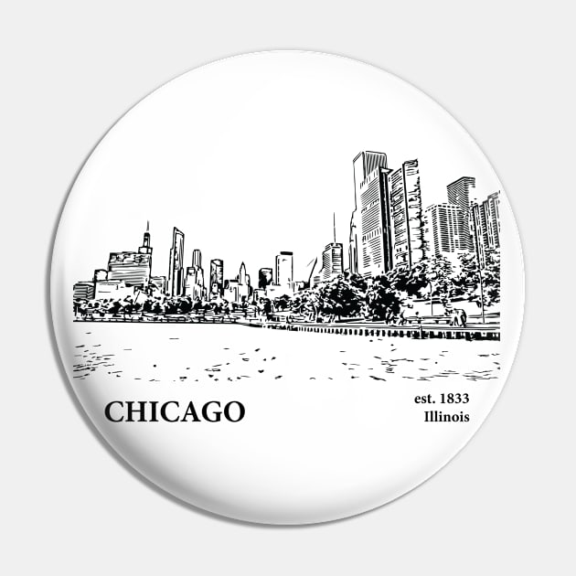 Chicago - Illinois Pin by Lakeric