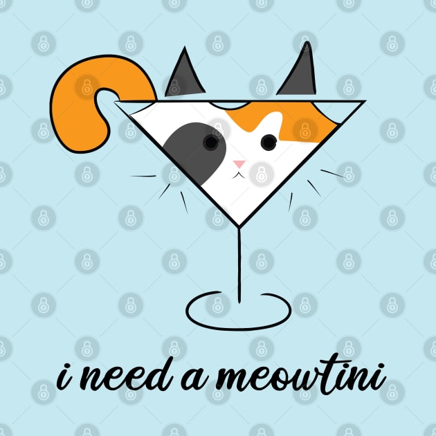 I need a Meowtini Calico Cat by bettyjane88