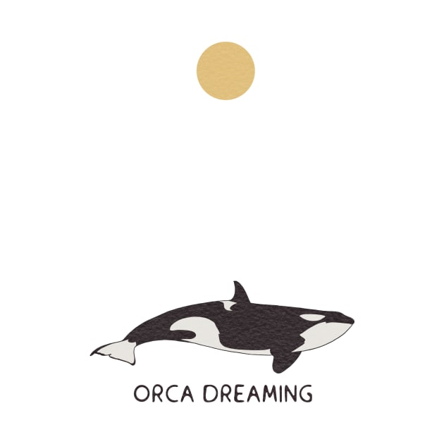 Orca dreaming by Flaxenart