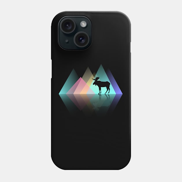 Moose - Moose Retro Phone Case by Kudostees