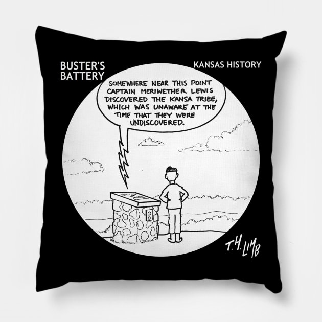 Kansas History Pillow by Limb Store