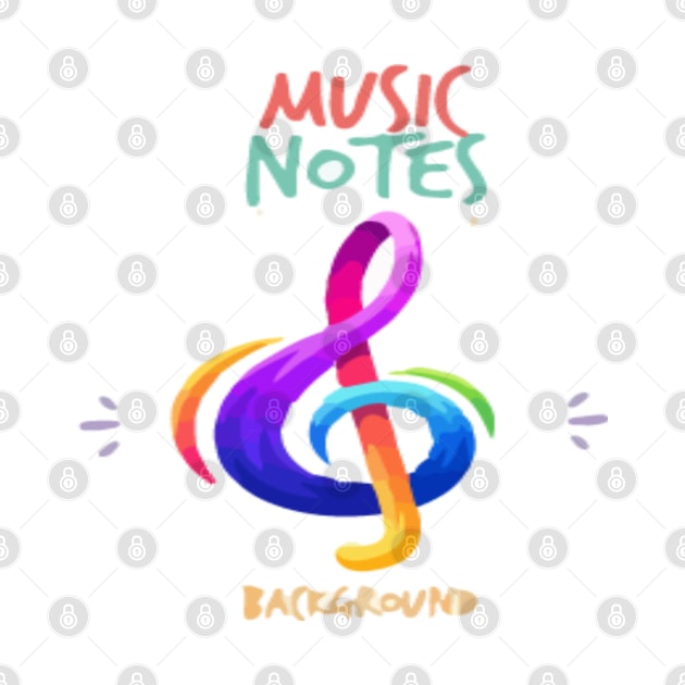 Music Sticker (Music Notes) by On2Go Design