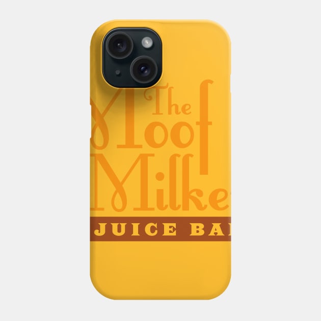 The Moof Milker Juice Bar Phone Case by MindsparkCreative