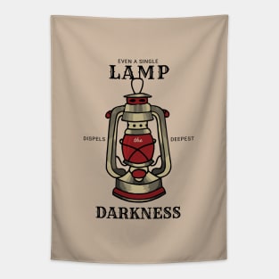 Vintage Lamp Tattoo Tapestry