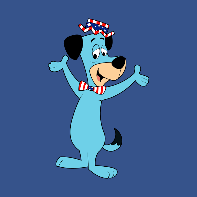 Huckleberry Hound - Patriotic USA by LuisP96