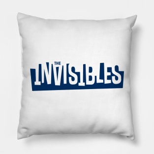 The Invisibles Logo (blue) Pillow