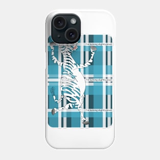 Zebra Plaid Mad Phone Case