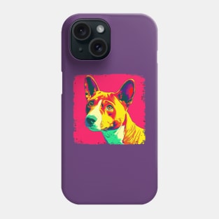 Basenji Pop Art - Dog Lover Gifts Phone Case